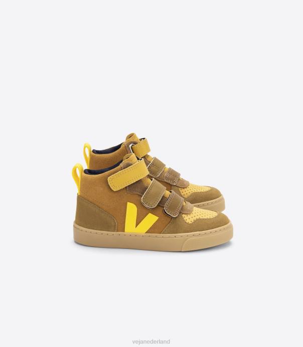 v-10 midden suède multico camel tonic Veja 28X8345 kinderen schoenen v-10 midden suède multico camel tonic Veja 28X8345 kinderen schoenen